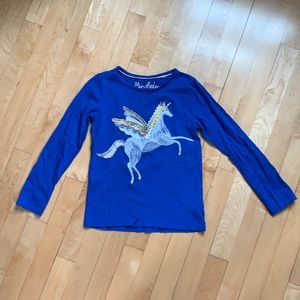 Mini Boden Pegasus Shirt 7-8 yrs.